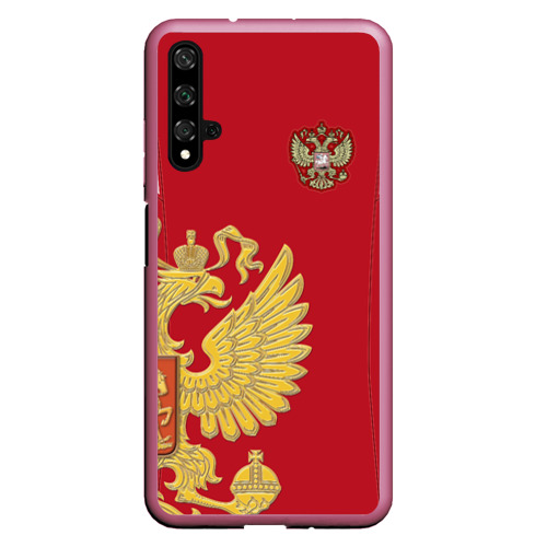 Чехол для Honor 20 Сборная России 2018 Exclusive, цвет малиновый