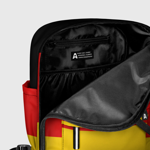 Женский рюкзак 3D с принтом Сборная Германии флаг, фото #5