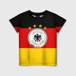 Детская футболка 3D Сборная Германии флаг