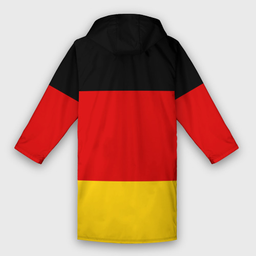 Женский дождевик 3D Сборная Германии флаг, цвет белый - фото 2