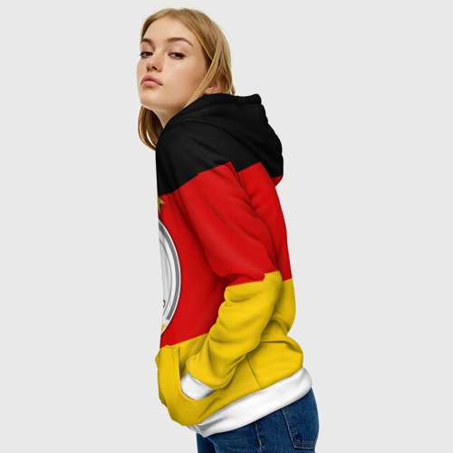 Женская толстовка 3D Сборная Германии флаг, цвет 3D печать - фото 5