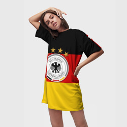 Платье-футболка 3D Сборная Германии флаг - фото 2