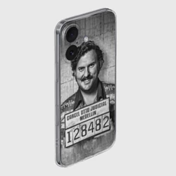 Чехол для iPhone 16 силиконовый с защитой камеры Пабло Эскобар - фото 2