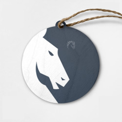 Деревянная игрушка круг Cs:go - Liquid team 2018