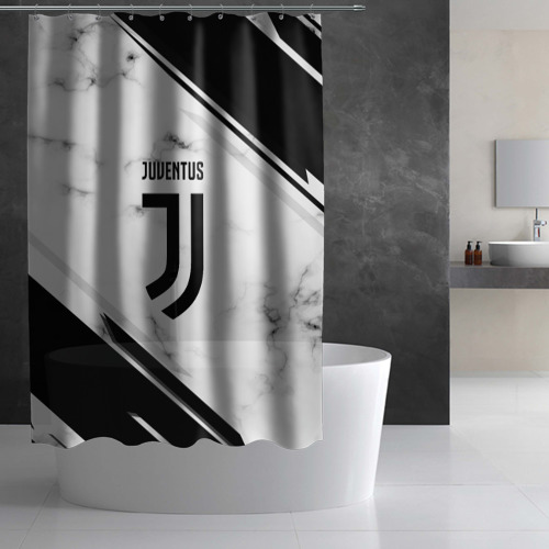 Штора 3D для ванной Juventus - фото 2