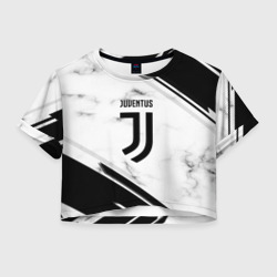 Женская футболка Crop-top 3D Juventus