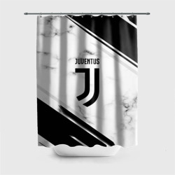 Штора 3D для ванной Juventus