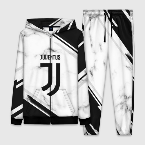 Женский костюм 3D Juventus, цвет черный