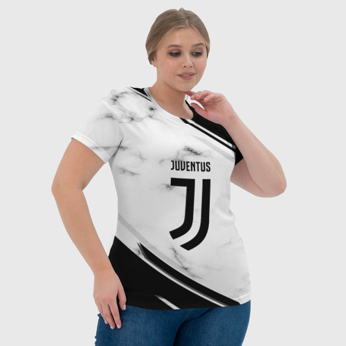 Женская футболка 3D Juventus, цвет 3D печать - фото 6