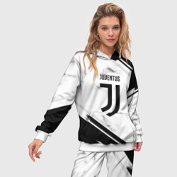 Женский костюм с толстовкой 3D Juventus - фото 2
