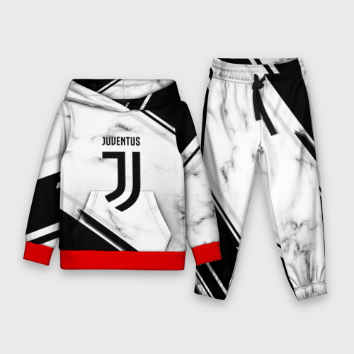 Детский костюм с толстовкой 3D Juventus, цвет красный