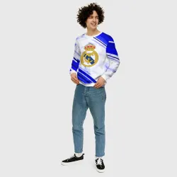 Мужской свитшот 3D Real Madrid - фото 5