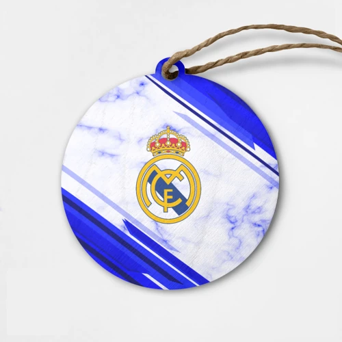 Деревянная игрушка круг Real Madrid
