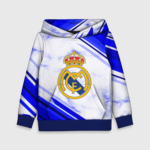 Детская толстовка 3D Real Madrid, цвет синий