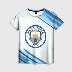 Женская футболка 3D Manchester city