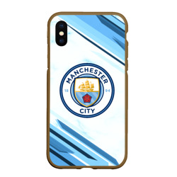 Чехол для iPhone XS Max матовый Manchester city