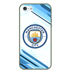 Чехол для iPhone 5/5S матовый Manchester city