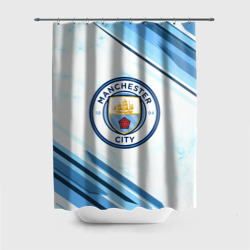 Штора 3D для ванной Manchester city