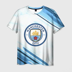 Мужская футболка 3D Manchester city