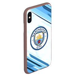 Чехол для iPhone XS Max матовый Manchester city - фото 2