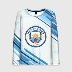 Женский лонгслив 3D Manchester city