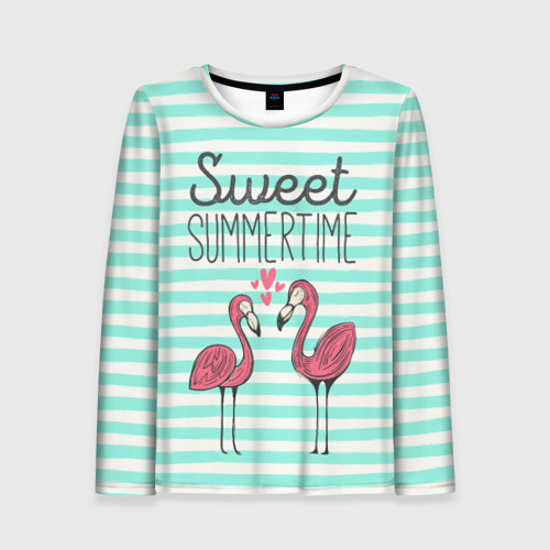 Женский лонгслив 3D Sweet Summer Time