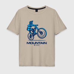 Мужская футболка хлопок Oversize Велосипед
