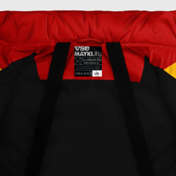 Куртка с принтом Вечный дизайн сода для мужчины, вид на модели спереди №4. Цвет основы: черный