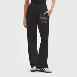 Женские брюки oversize без начеса хлопок Gussi GG - фото 2