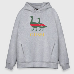 Мужское худи Oversize хлопок Gussi GG