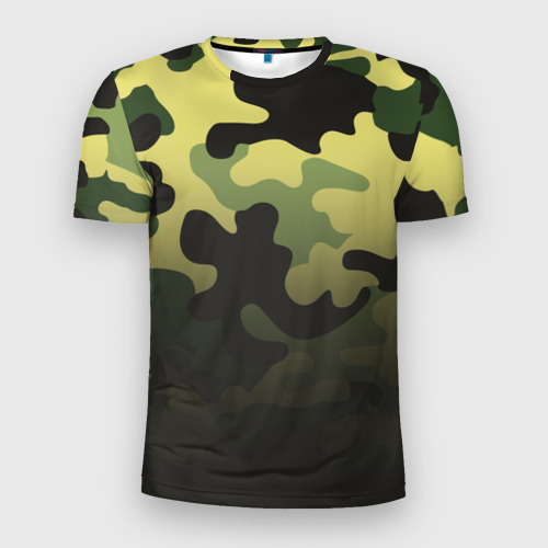 Мужская футболка 3D Slim Camouflage - Series 3, цвет 3D печать