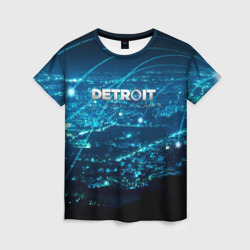 Женская футболка 3D Detroit:become human