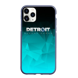 Чехол для iPhone 11 Pro Max матовый Detroit Become Human