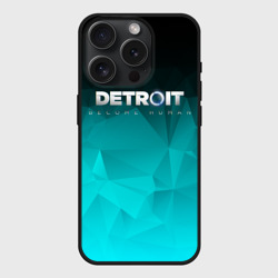 Чехол силиконовый для Apple iPhone 15 Pro матовый Detroit Become Human