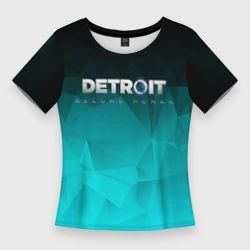 Женская футболка 3D Slim Detroit Become Human