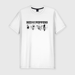 Мужская футболка хлопок Slim Red Hot Chili Peppers