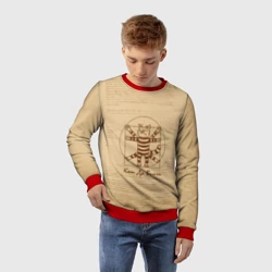 Детский свитшот 3D Кот Да Винчи - фото 2