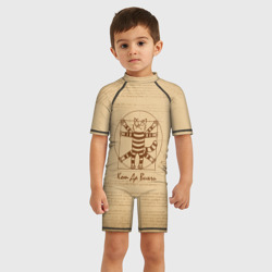 Детский купальный костюм 3D Кот Да Винчи - фото 2