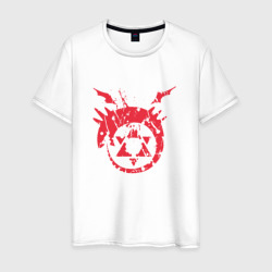 Стальной Алхимик – Мужская футболка хлопок с принтом купить со скидкой в -20%