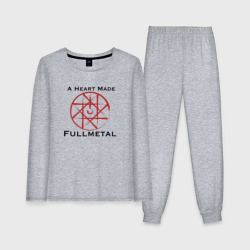 Женская пижама с лонгсливом хлопок Стальной Алхимик