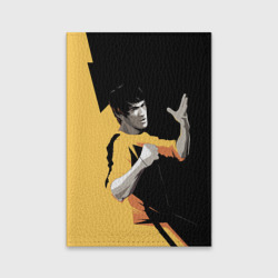Обложка для паспорта матовая кожа Bruce Lee