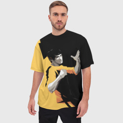 Мужская футболка oversize 3D Bruce Lee - фото 2