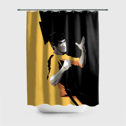 Штора 3D для ванной Bruce Lee