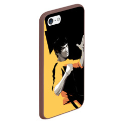 Чехол для iPhone 5/5S матовый Bruce Lee - фото 2