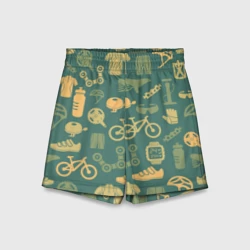Детские спортивные шорты 3D Велосипедист