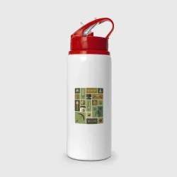 Бутылка для воды с трубочкой Minecraft New collection 2018