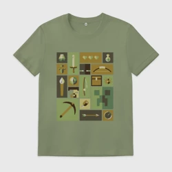 Мужская футболка хлопок Minecraft New collection 2018