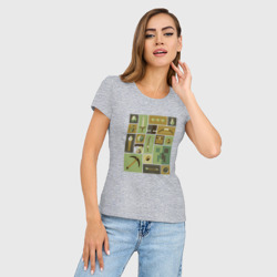 Женская футболка хлопок Slim Minecraft New collection 2018 - фото 2