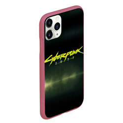 Чехол для iPhone 11 Pro Max матовый Cyberpunk 2077 - фото 2