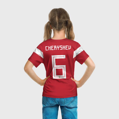 Детская футболка 3D Черышев ЧМ 2018, цвет 3D печать - фото 6